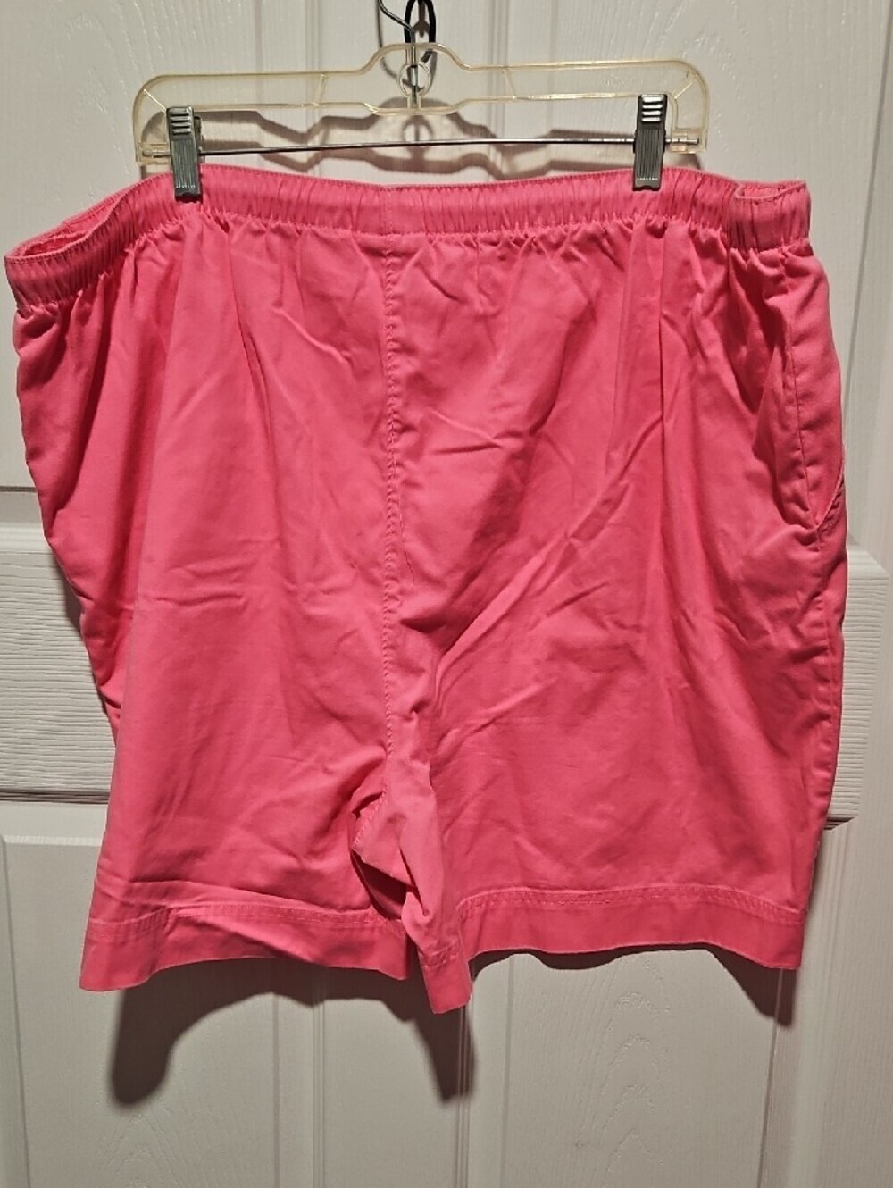 Coral Bay Pink Elastic-Waist Bermuda Shorts - Picture 5 of 5